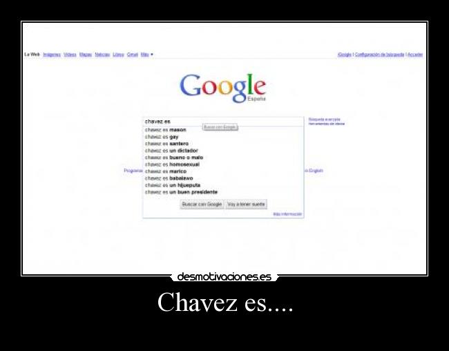 Chavez es.... -