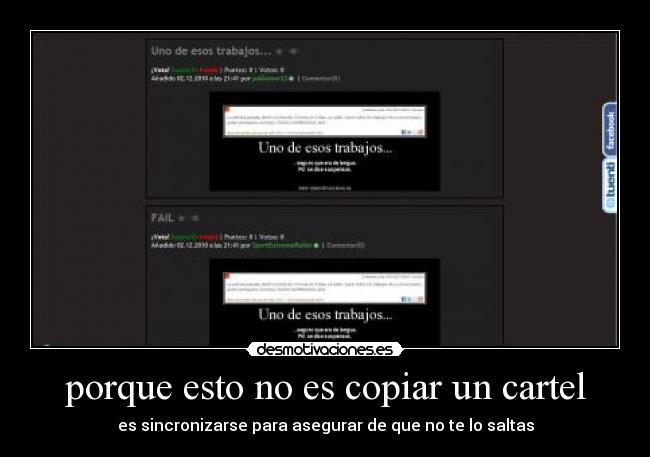 carteles cola principal copiar cartel desmotivacion desmotivaciones