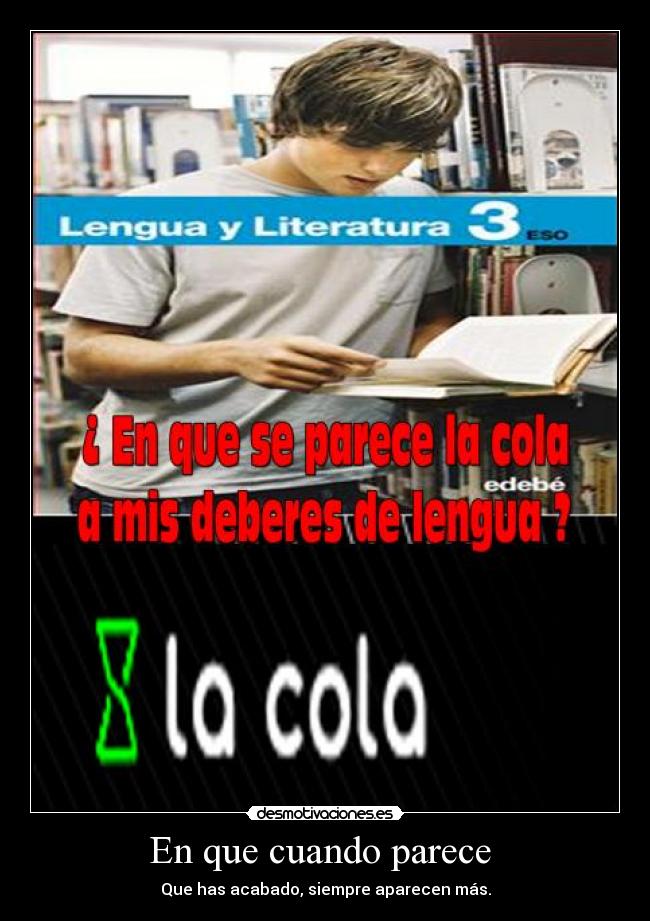 En que cuando parece -