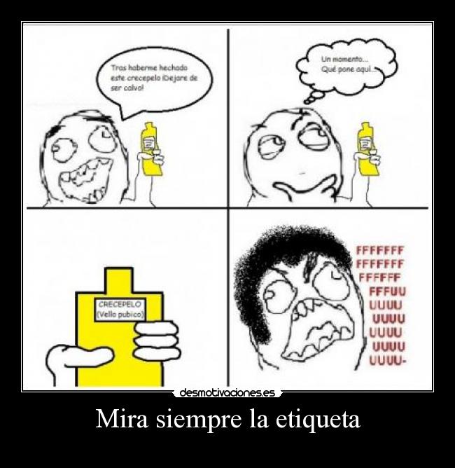 Mira siempre la etiqueta - 