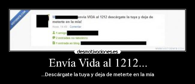 Envía Vida al 1212... - 