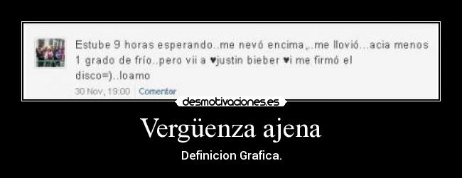Vergüenza ajena -