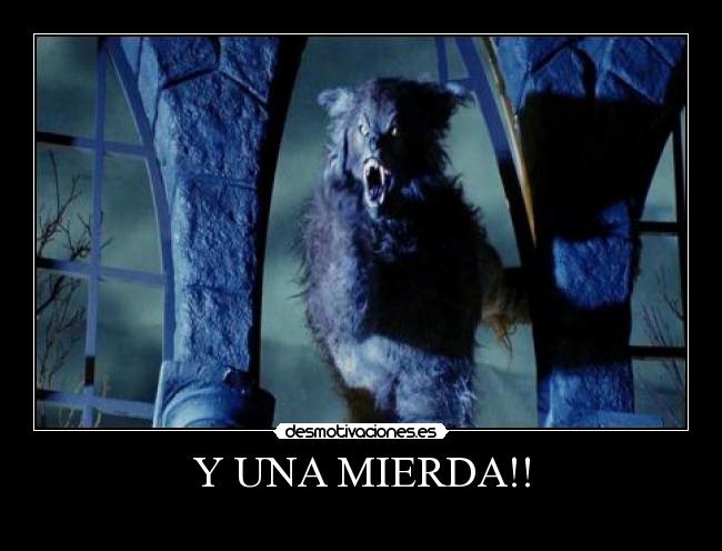 Y UNA MIERDA!! -