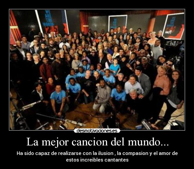 La mejor cancion del mundo... Desmotivaciones