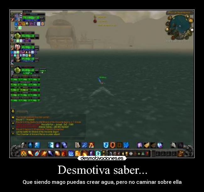 Desmotiva saber... -