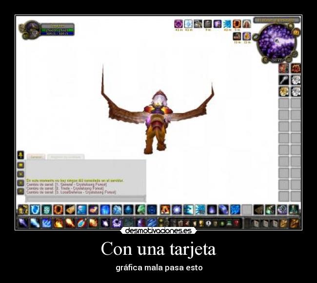 Con una tarjeta - gráfica mala pasa esto