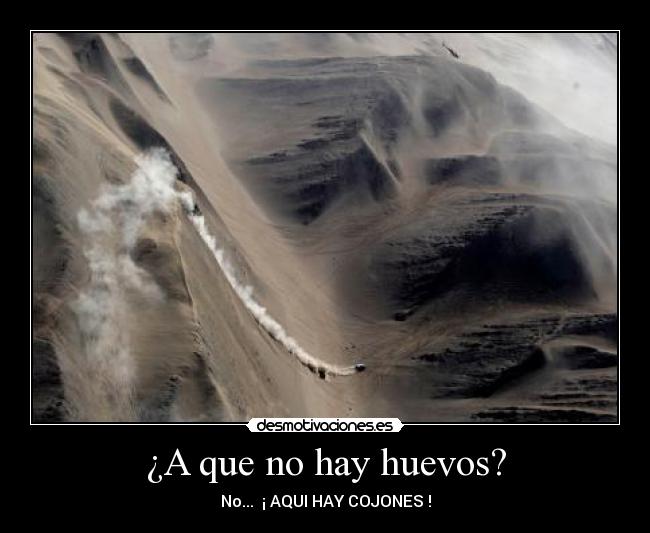 ¿A que no hay huevos? - 