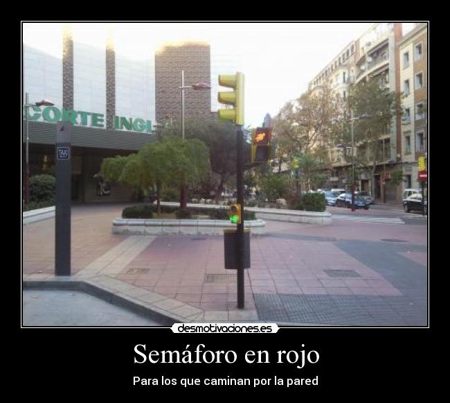 Semáforo en rojo -