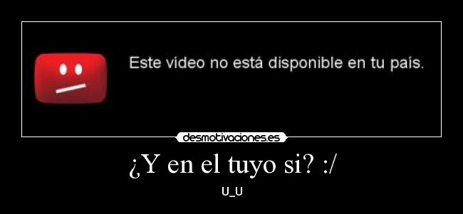 ¿Y en el tuyo si? :/ - U_U