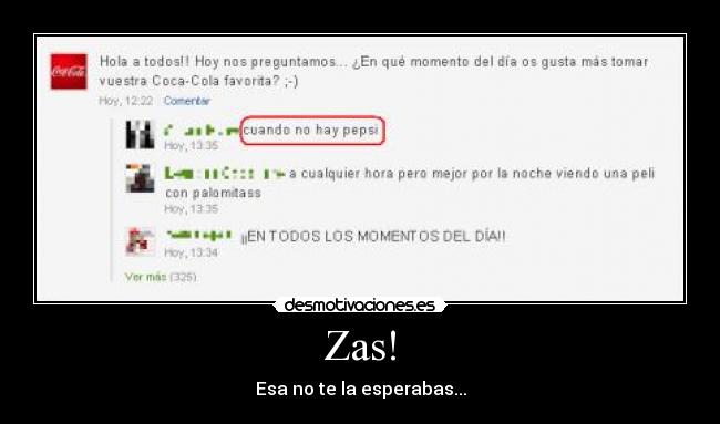 Zas! - Esa no te la esperabas...