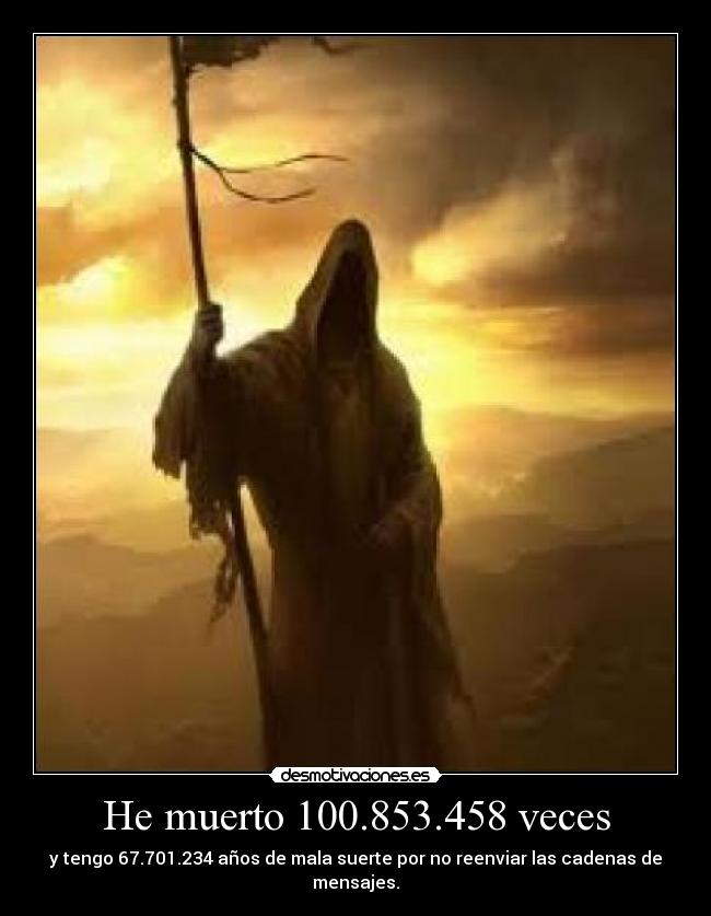 He muerto 100.853.458 veces - 