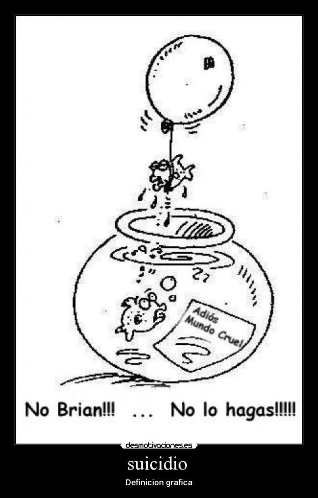 suicidio - Definicion grafica