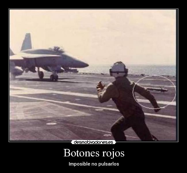 Botones rojos -