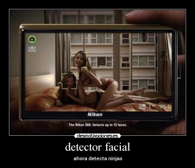 detector facial - ahora detecta ninjas