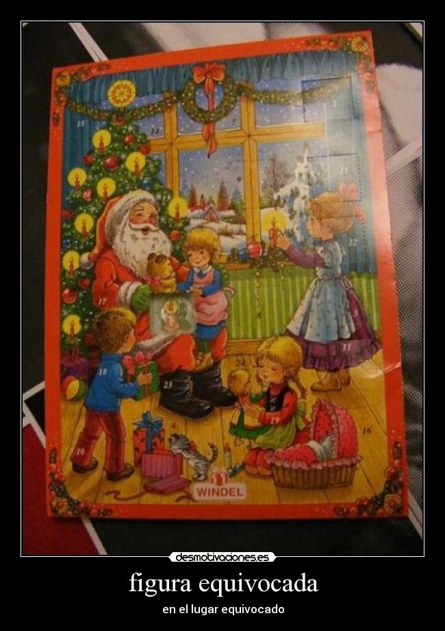 figura equivocada - en el lugar equivocado