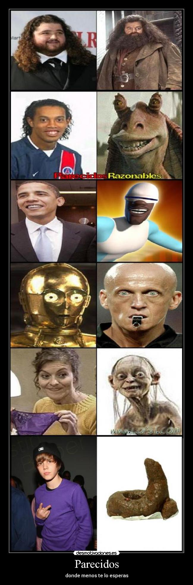 Parecidos - donde menos te lo esperas