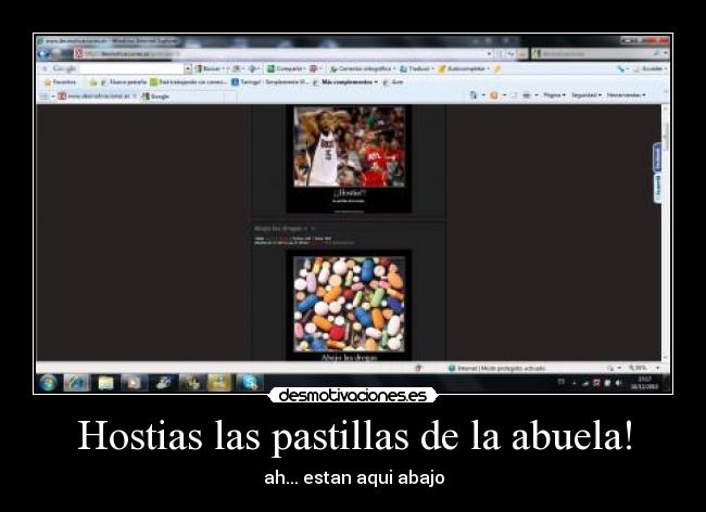 Hostias las pastillas de la abuela! - 