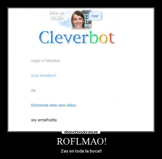 ROFLMAO! - Zas en toda la boca!!