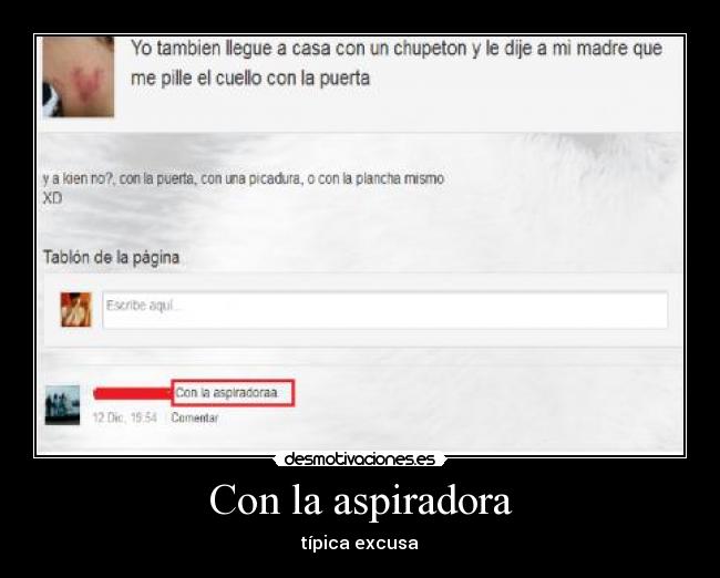carteles aspiradora excusa desmotivaciones