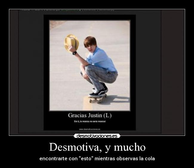Desmotiva, y mucho - encontrarte con esto mientras observas la cola