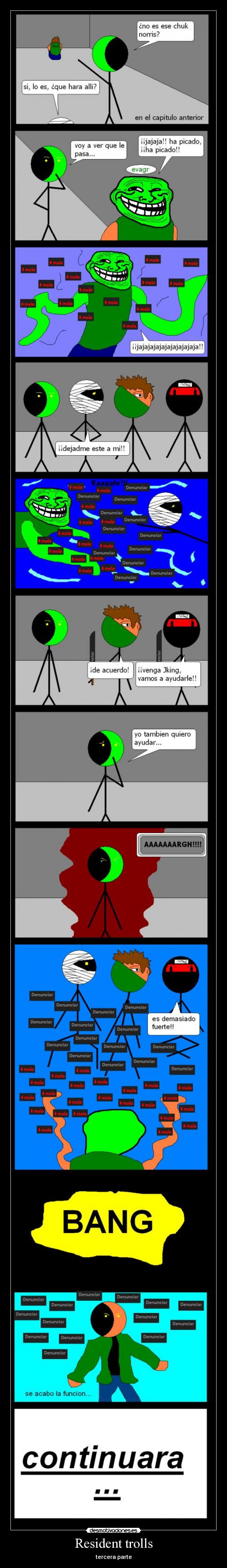 Resident trolls - tercera parte