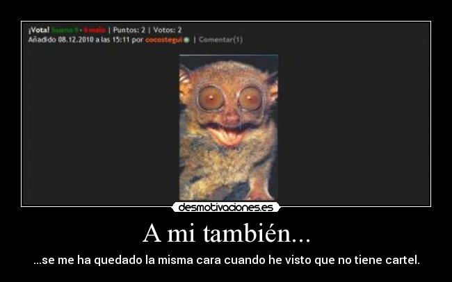 A mi también... - 