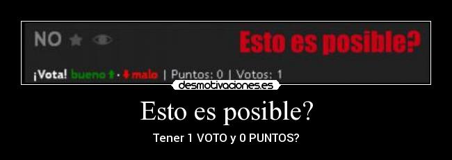 Esto es posible? -