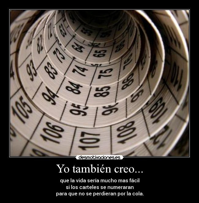 Yo también creo... -