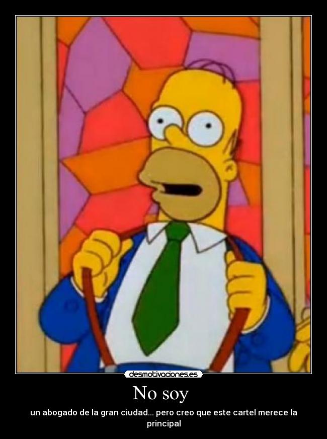 No soy - un abogado de la gran ciudad... pero creo que este cartel merece la principal