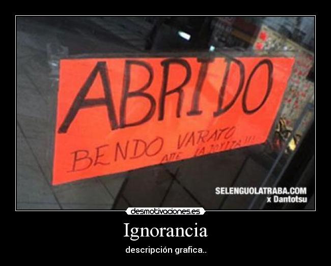 Ignorancia - 