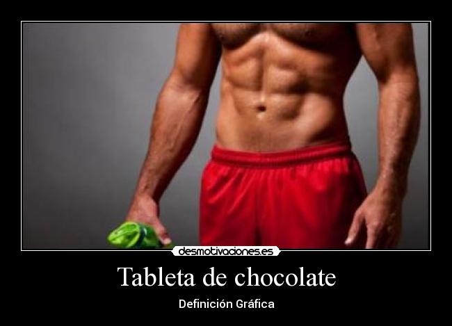 Tableta de chocolate - Definición Gráfica