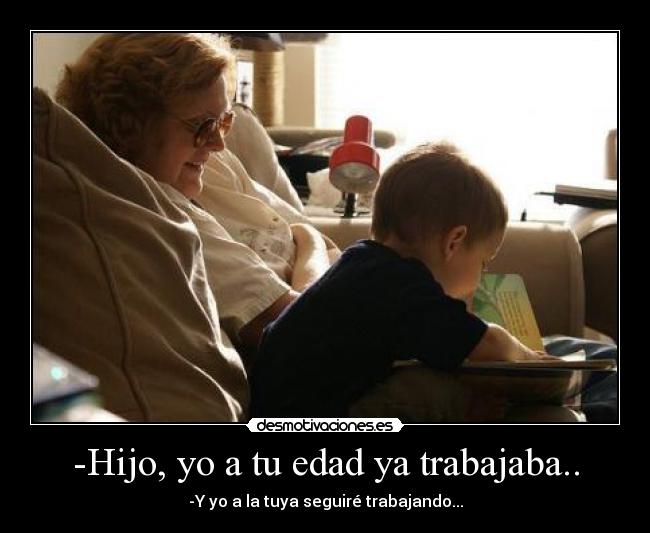 carteles abuela nieto desmotivaciones