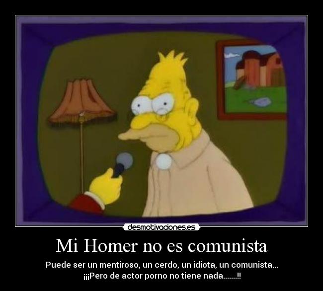 Mi Homer no es comunista -