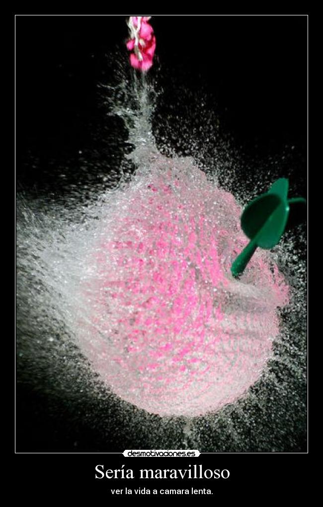 Sería maravilloso -