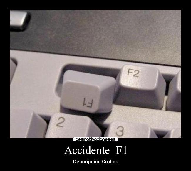 Accidente F1 - Descripción Gráfica