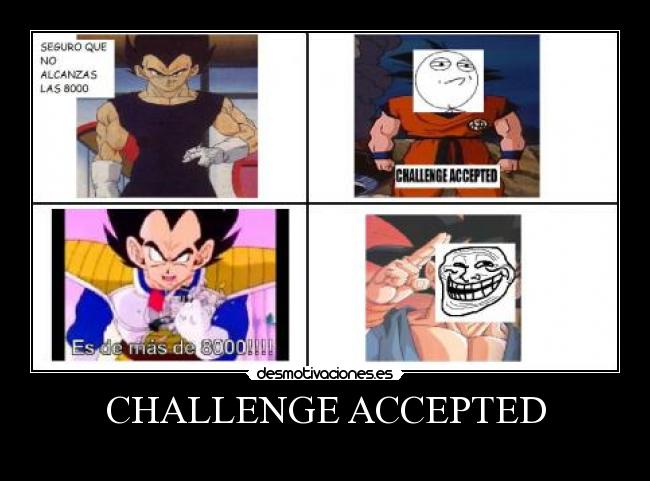 CHALLENGE ACCEPTED -