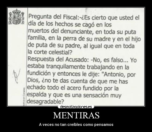 MENTIRAS -