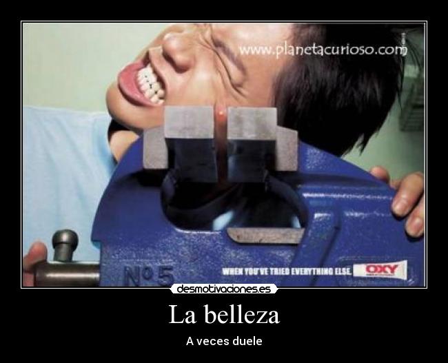 La belleza - A veces duele