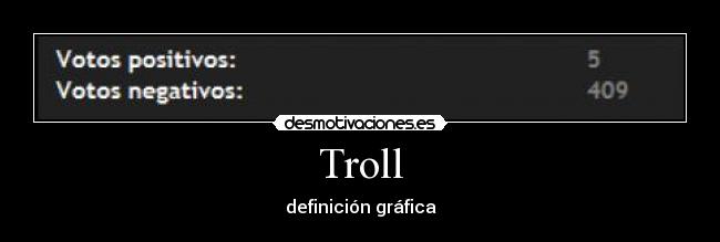 Troll - definición gráfica