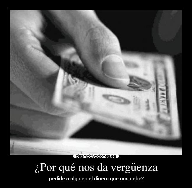 ¿Por qué nos da vergüenza -