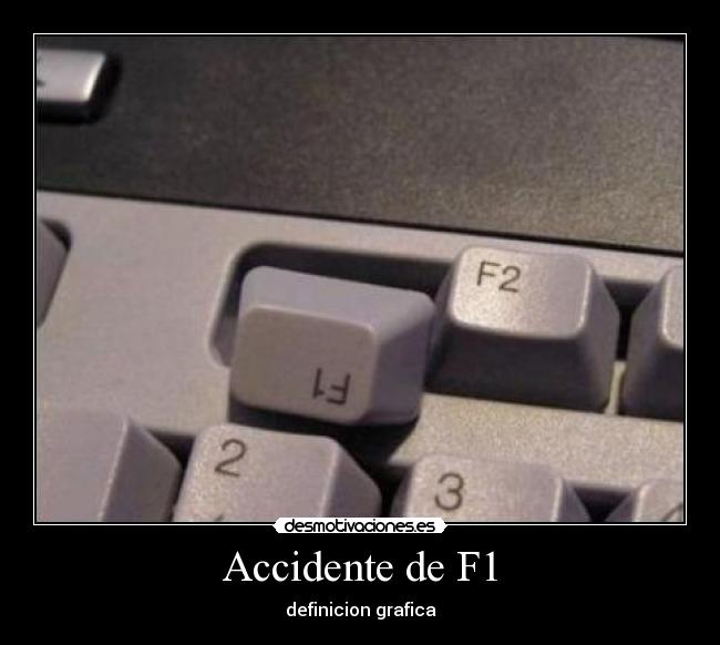 Accidente de F1 - definicion grafica
