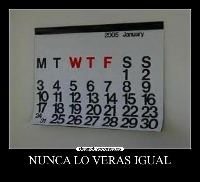 NUNCA LO VERAS IGUAL - 