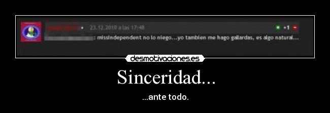 carteles sinceridad ante todo desmotivaciones