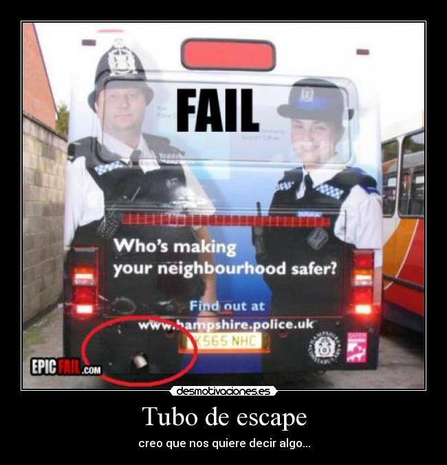 Tubo de escape -