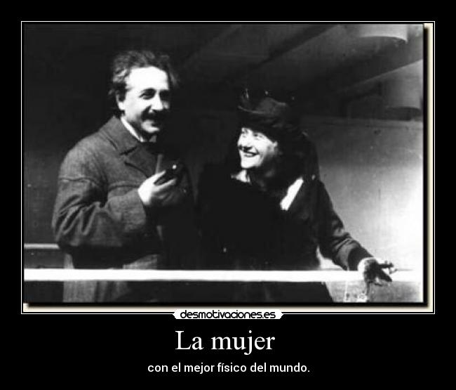 carteles mujer einstein chiste para matematicos desmotivaciones