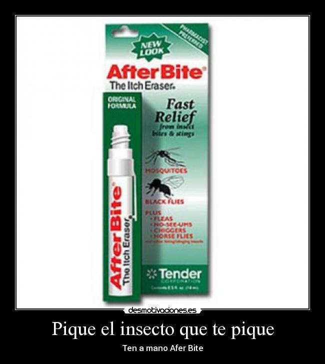 Pique el insecto que te pique - Ten a mano Afer Bite