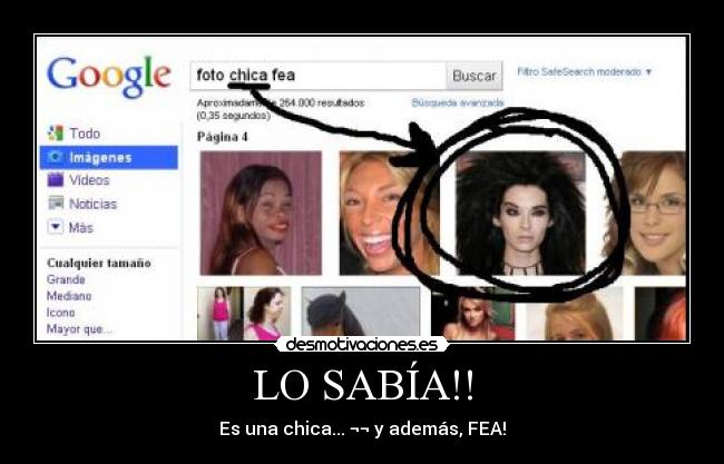 LO SABÍA!! - Es una chica... ¬¬ y además, FEA!