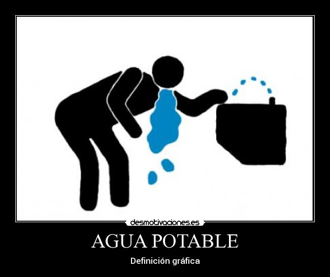 AGUA POTABLE - Definición gráfica