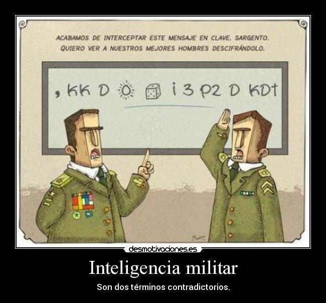 Inteligencia militar -