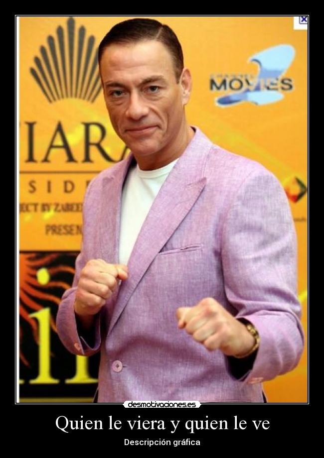 Quien le viera y quien le ve - Descripción gráfica